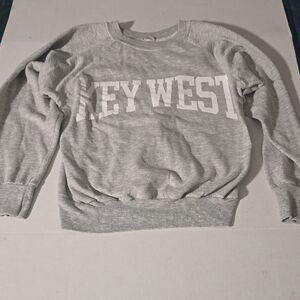 Women's Gray Crew Neck Sweater